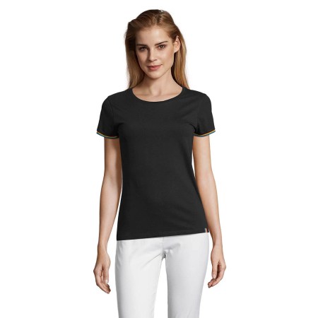 Γυναικεία μπλούζα (Rainbow Women 03109) μαύρο/rainbow